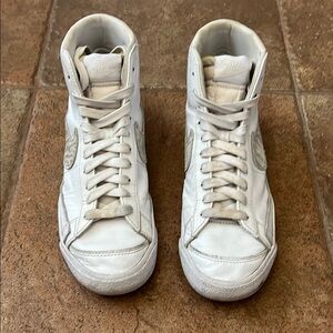 Nike High-Top Sneakers in White